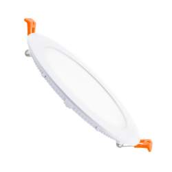 Candeeiro de tecto LED 12W redondo branco