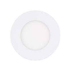 Candeeiro de tecto LED plano redondo  branco 3W