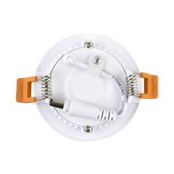 Candeeiro de tecto LED plano redondo  branco 3W