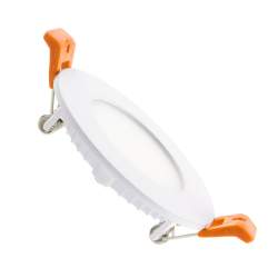 Candeeiro de tecto LED plano redondo  branco 3W