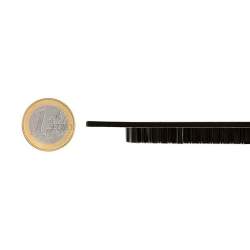 Candeeiro de tecto LED redondo preto 12W