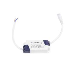Candeeiro de tecto led plana quadrada branca de 18W