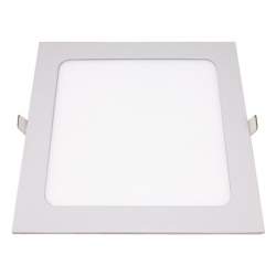 Candeeiro de tecto LED quadrada branca de 24 W