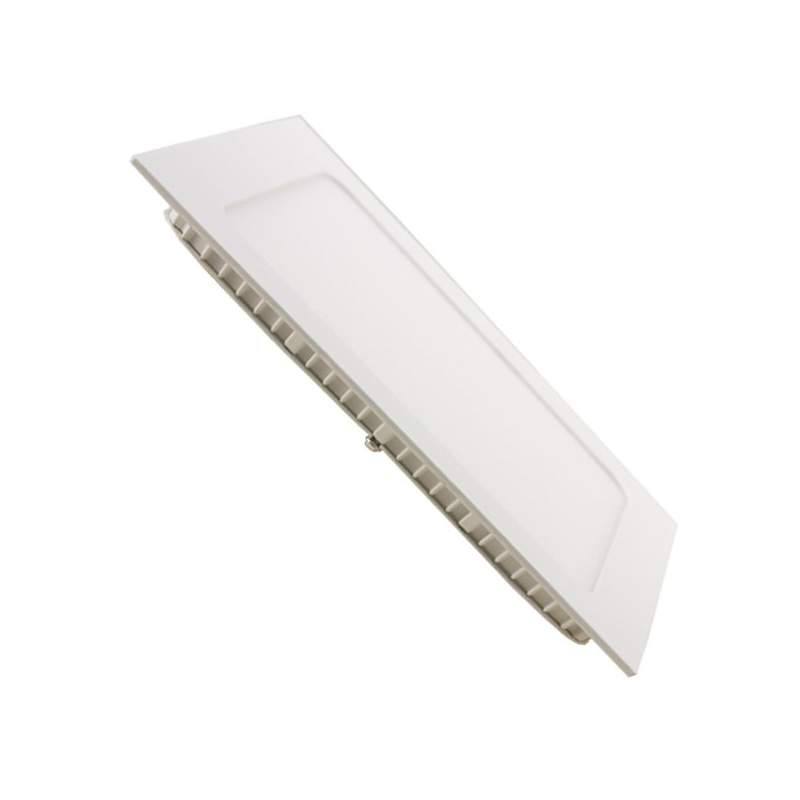 Candeeiro de tecto LED quadrada branca de 24 W