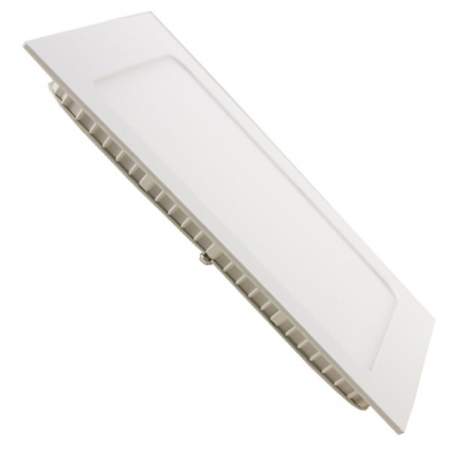 Candeeiro de tecto LED quadrada branca de 24 W