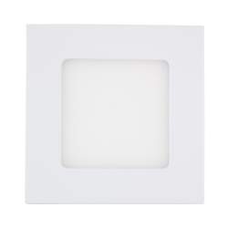 Candeeiro de tecto LED  plana quadrada branca 6W
