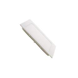 Candeeiro de tecto LED plana quadrada branca de 3W