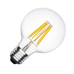 Lâmpada E27 LED vintage regulável filamento G95 5,5 W