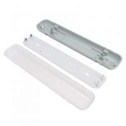 Pantalla estanca para 2 tubos led 60cm