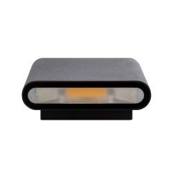 APLIQUE DE PAREDE LED 12W AFRODITA Iluminação dupla-face preta