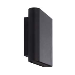 APLIQUE DE PAREDE LED 12W AFRODITA Iluminação dupla-face preta
