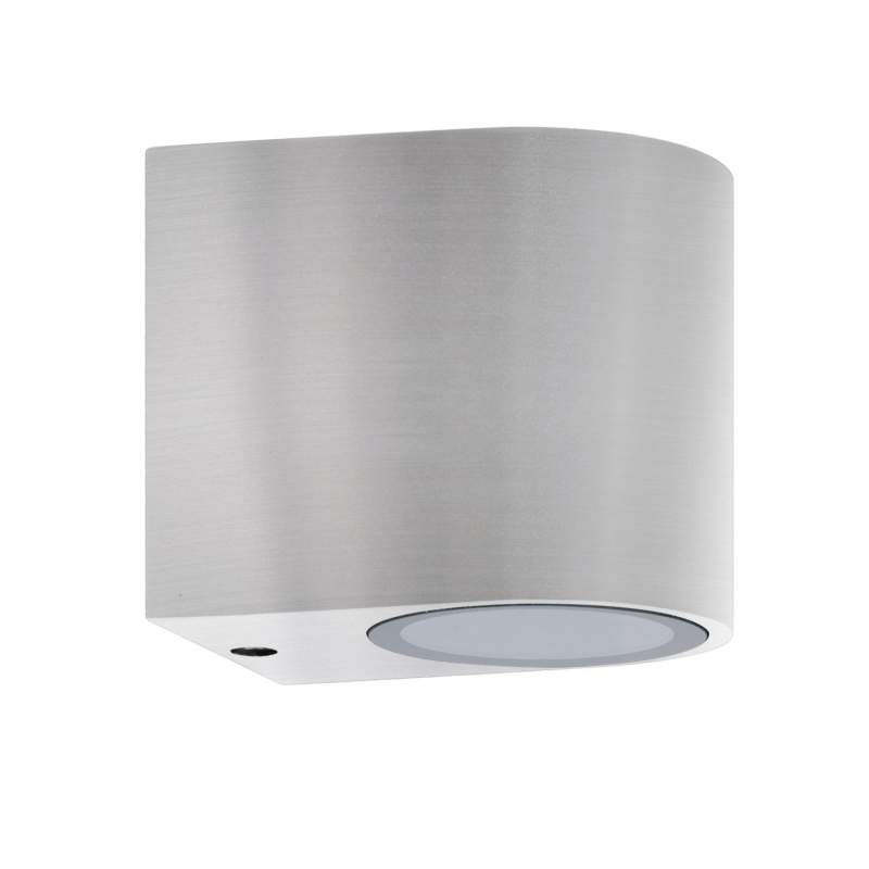 LUZ DE PAREDE HERMES OVAL ALUMÍNIO