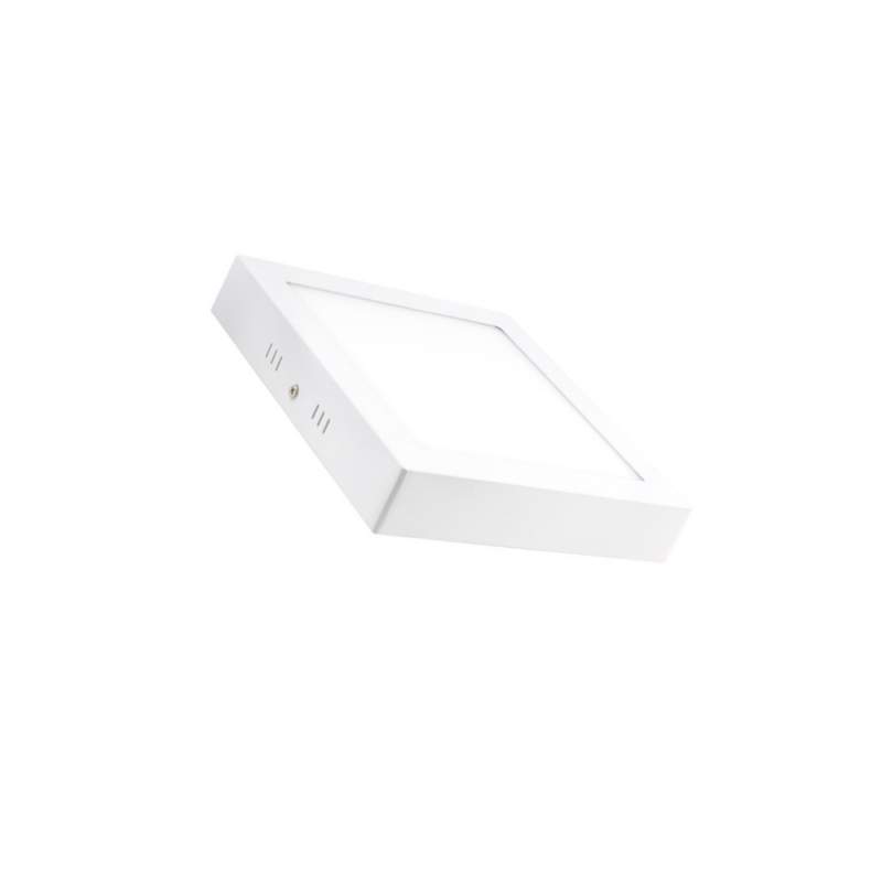 Plafon LED de de superfície quadrado branco de 12W
