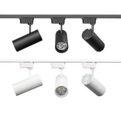 Luz Da Trilha Led monofásico PACIFIC 30W Epistar Preto