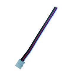 Cable conector Tiras LED 12V-24V RGBW 10mm