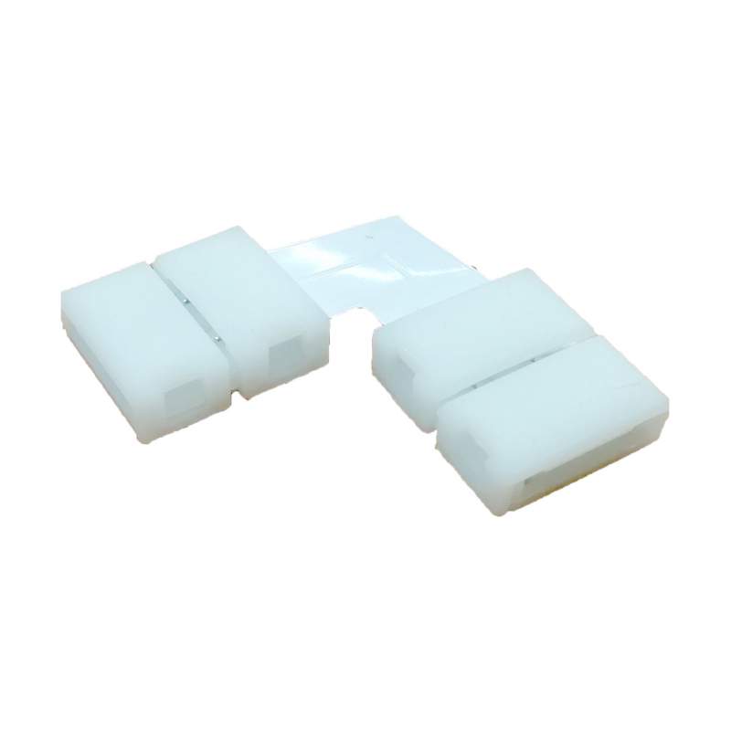 Conector L fita led monocolor 10 mm