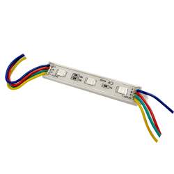 Cadeia de 20 módulos 3 leds IP65 SMD 2835 RGB