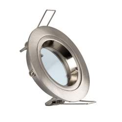 vigia redonda basculante para GU10/MR16 prata