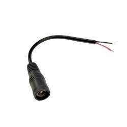 Cabo Jack fêmea conectar fitas Led para transformador de 12V-24V