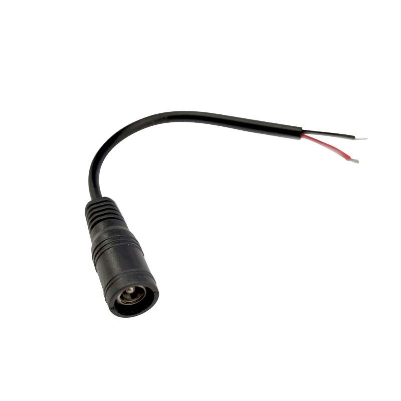 Cabo Jack fêmea conectar fitas Led para transformador de 12V-24V