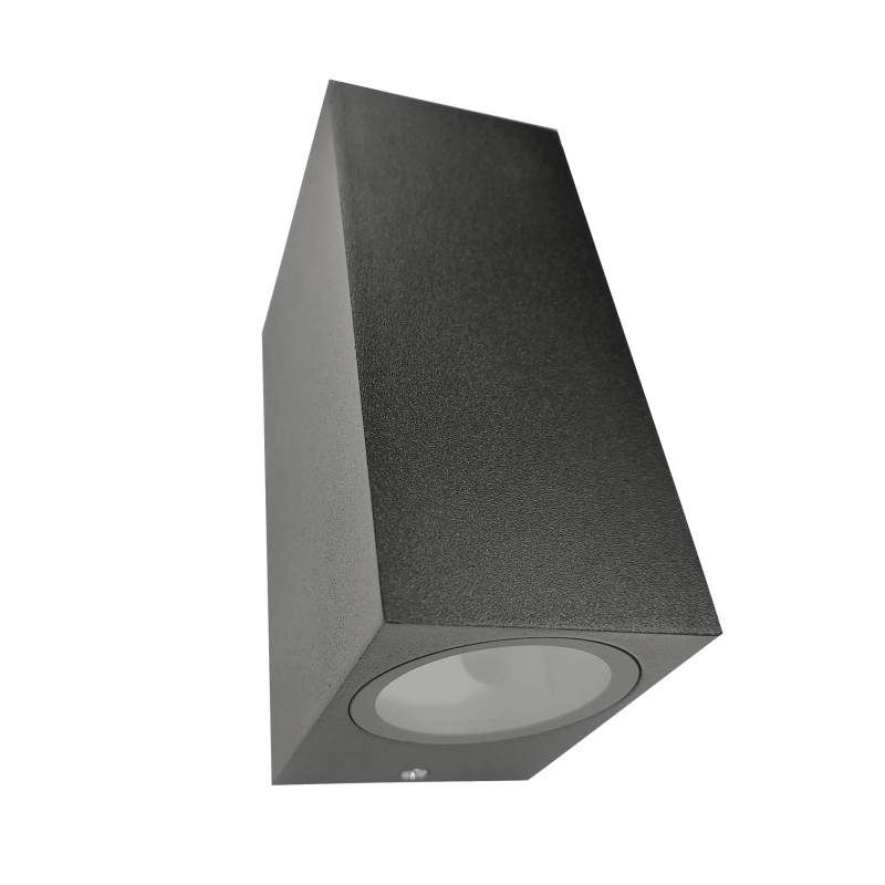 APLIQUE DE PAREDE HERA preto  iluminação dupla face
