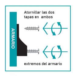 PERFIL DE ARMÁRIO ALUMÍNIO ANODIZADO PRATA 163013