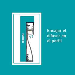 PERFIL RODAPES ALUMÍNIO ANODIZADO PRATA 168016