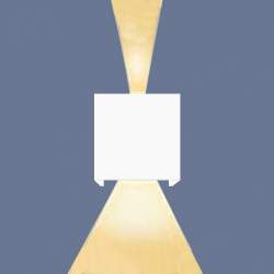 LUZ DE PAREDE ZEUS BRANCO 6W ILUMINAÇÃO DUPLA FACE
