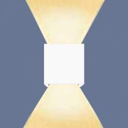 LUZ DE PAREDE ZEUS BRANCO 6W ILUMINAÇÃO DUPLA FACE