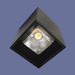 LUZ DE TETO RUBI PRETO 10W