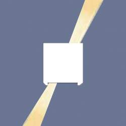 LUZ DE PAREDE ZEUS BRANCO 6W ILUMINAÇÃO DUPLA FACE