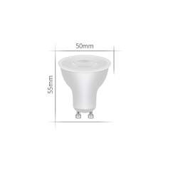 LÂMPADA LED COR VERDE CLARO 6W CASQUILHO GU10