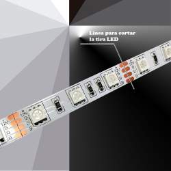 Fita LED 5m 12V DC 60LED/m SMD5050 IP20 RGB
