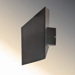 APLIQUE DE PAREDE VÊNUS PRETO 6W ILUMINAÇÃO DUPLA FACE - 4