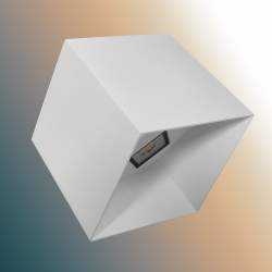 APLIQUE DE PAREDE VENUS BRANCO 6W ILUMINAÇÃO DUPLA FACE