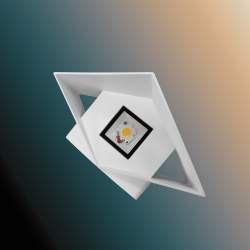 APLIQUE DE PAREDE VENUS BRANCO 6W ILUMINAÇÃO DUPLA FACE