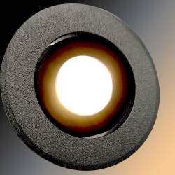 Candeeiro de tecto LED 3W MINILED preto