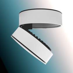 APLIQUE DE TECTO LED MARINHO VENT PRETO/BRANCO 12W