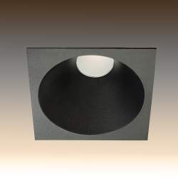 PROJETOR LED RECESSO CAVUS 12W LUMINUS-CREE QUADRADO-PRETO