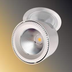 PROJETOR LED RECESSO-ORIEBLE MOKSA 20W CREE BRANCO