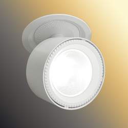 PROJETOR LED RECESSO-ORIEBLE MOKSA 20W CREE BRANCO