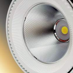 PROJETOR LED RECESSO-ORIEBLE MOKSA 20W CREE BRANCO