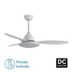Ventilador 72W Dc Yael com 3 lâminas e 2 cores para escolher