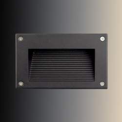 Baliza LED TANGUT lacada em preto 3W