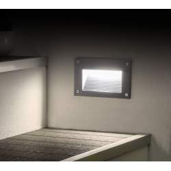 Baliza LED TANGUT lacada em preto 3W