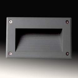 Baliza LED TANGUT lacada em cinza 3W