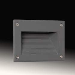 Baliza LED TANGUT lacada em cinza 3W