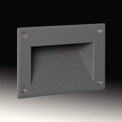 Baliza LED TANGUT lacada em cinza 3W