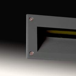 Baliza LED TANGUT lacada em cinza 3W