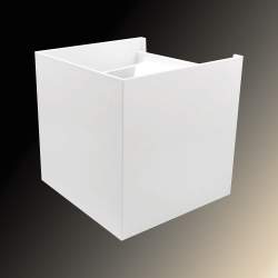 LUZ DE PAREDE ZEUS BRANCO 6W ILUMINAÇÃO DUPLA FACE
